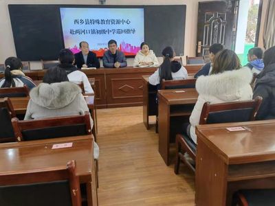 汉中市西乡县特殊教育资源中心到两河口学校进行巡回指导